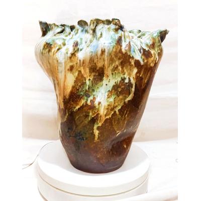 创意陶瓷花瓶，高度30厘米，直径28厘