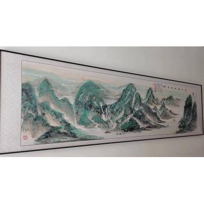 山水国画A 已装裱好 张兆奎作品